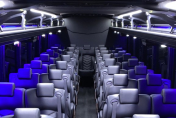 Yuma Charter Bus Interior